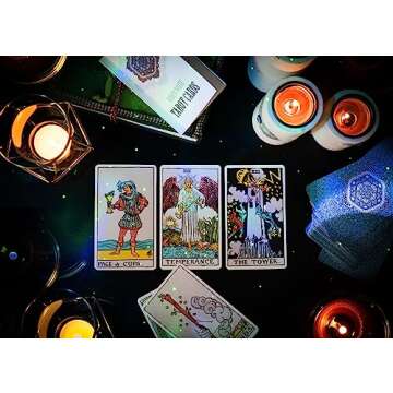 Sagospelet Classic Tarot Cards Set - Original 78 Card Tarot Deck with Guide Book - Beginner and Learning Deck- FSC-Certified Cardboard