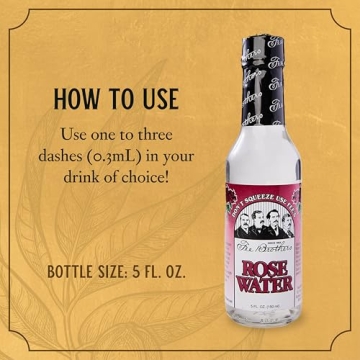 Fee Brothers Rose Water Cocktail Mixer - Floral Elegance