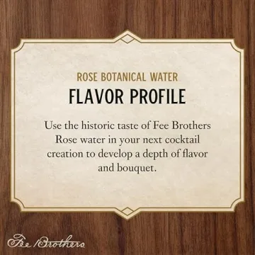 Fee Brothers Rose Water Cocktail Mixer - Floral Elegance