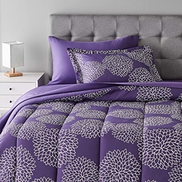 Stylish Amazon Basics Twin XL Comforter Set, 5-Piece