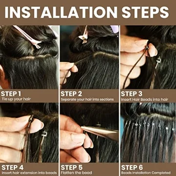 Hair Extension Beads Set - 2500 pcs Multicolor for Stunning Styles