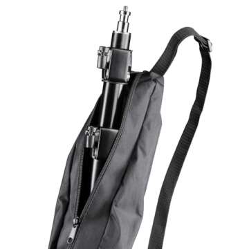 Walimex AIR 280 Tripod - Sturdy Lamp Stand for Photographers