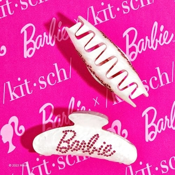 Chic Marble Claw Clip by Kitsch x Barbie for All Hair Types