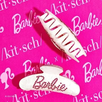 Chic Marble Claw Clip by Kitsch x Barbie for All Hair Types