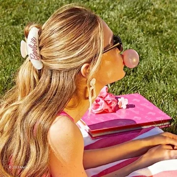 Chic Marble Claw Clip by Kitsch x Barbie for All Hair Types