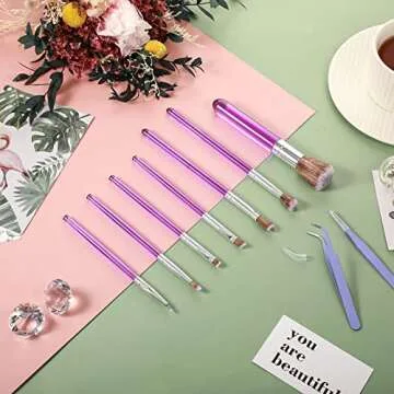 Sinmoe 10 Piece Cake Decorating Brush Set for Fun Baking