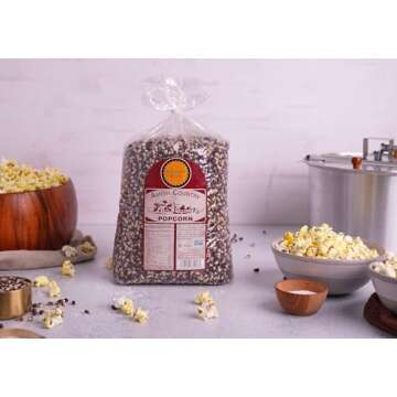 Amish Country Popcorn | 6 lb Bag | Midnight Blue Popcorn Kernels | Old Fashioned, Non-GMO and Gluten...