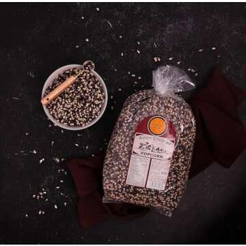 Amish Country Popcorn | 6 lb Bag | Midnight Blue Popcorn Kernels | Old Fashioned, Non-GMO and Gluten Free (Midnight Blue - 6 lb Bag)