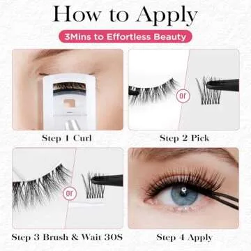 BEPHOLAN Eyelash Glue - Strong Hold, Waterproof & Gentle