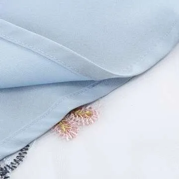 Elegant Floral Embroidery Dress for Women - Vintage Charm