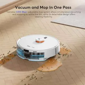 Teendow D20S Max+ Robot Vacuum & Mop for Pet Hair