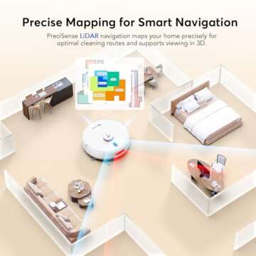 Teendow D20S Max+ Robot Vacuum & Mop for Pet Hair