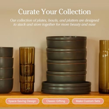 Our Place Dinner Plates - Handcrafted Ceramic Set of Four