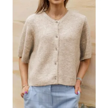 SCUSTY Lightweight Button-Down Cardigan for Women