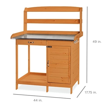 Best Choice Outdoor Potting Bench with Storage Solution