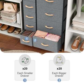 Crestlive 9-Drawer Dresser - Stylish Storage Solution