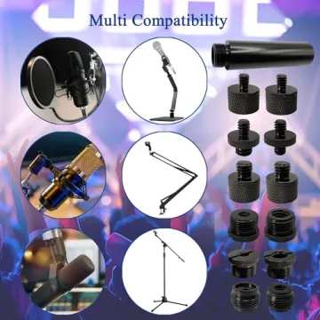 Voluty Tek Mic Stand Adapter Kit for All Audio Needs