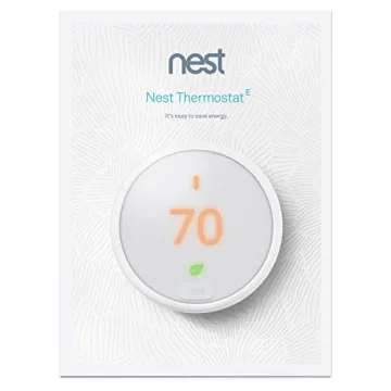 Nest Thermostat E Smart WiFi Thermostat Frosted White