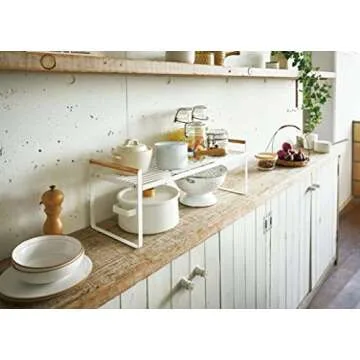 Stylish YAMAZAKI Wired Organizer Rack for Kitchen