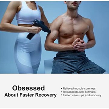 Fusion Black Pro Massage Gun for Muscle Recovery