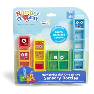 hand2mind Numberblocks Sensory Bottles for Kids