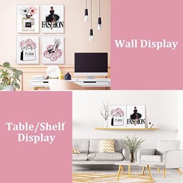 CoziTech Fashion Women Canvas Wall Art for Girls Bedroom