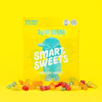 SmartSweets Sour Blast Buddies Low Sugar Gummy Candy 1.8oz