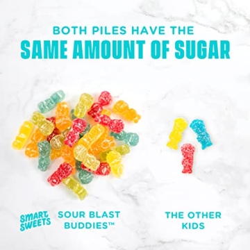 SmartSweets Sour Blast Buddies Low Sugar Gummy Candy 1.8oz