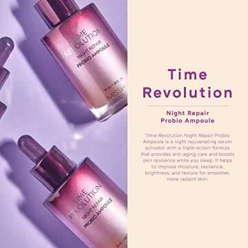 MISSHA Time Revolution Night Repair Probio Face Serum Ampoule (1.69 Fl Oz) -Intense Hydration, Probi...