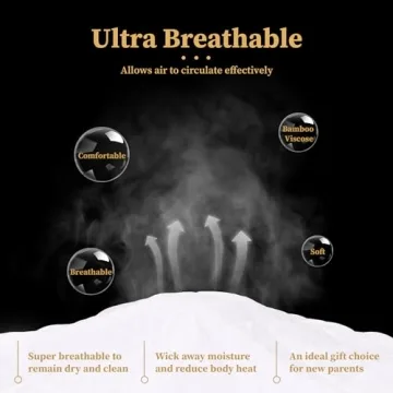 Soft Bamboo Viscose Crib Mattress Protectors 2-Pack