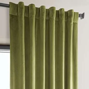 Elegant HPD Velvet Curtains Room Darkening 108 Inches