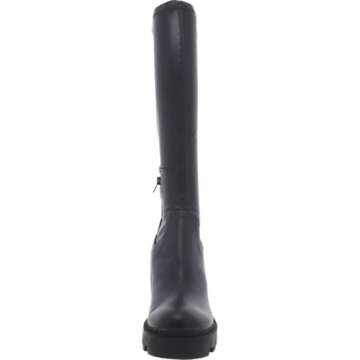 Stylish Steve Madden Women's Roxanna Knee High Boot - Black