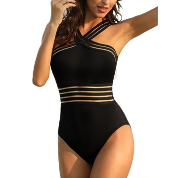 Hilor Slimming Bathing Suit for Curvy Women, Chic & Flattering