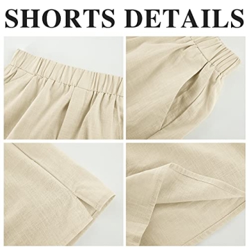 Casual Women's Linen 2-Piece Beach Loungewear Set