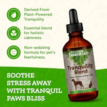 Calming Herbal Supplement for Dogs & Cats - 2 Fl Oz