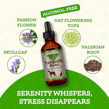 Calming Herbal Supplement for Dogs & Cats - 2 Fl Oz