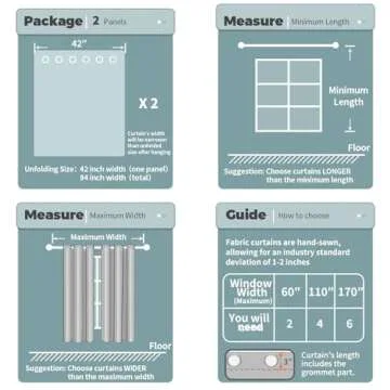 BGment Room Darkening Curtains 63 Inches Long - Grommet Thermal Insulated Drapes Window Treatment Curtains for Bedroom, 2 Panels, 42 x 63 Inch, Greyish White