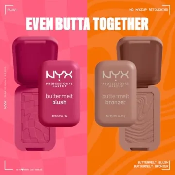 NYX Buttermelt Powder Blush - Vegan & Long-Lasting Radiance