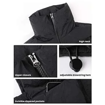 Athlisan Women's Cropped Puffer Vest - Stylish & Functional Outerwear