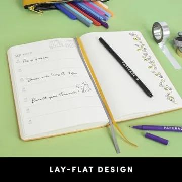 PAPERAGE 2025 Weekly & Monthly Planner - Stylish Organizer