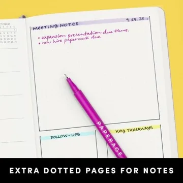 PAPERAGE 2025 Weekly & Monthly Planner - Stylish Organizer