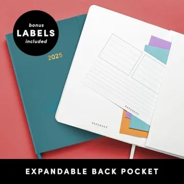 PAPERAGE 2025 Weekly & Monthly Planner - Stylish Organizer