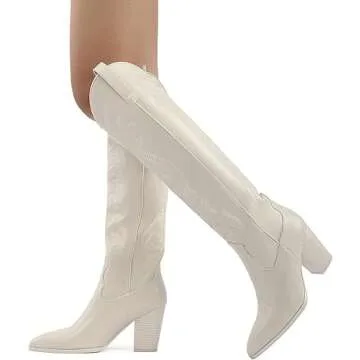 Stylish WIRALOMI Western Cowboy Boots for Women