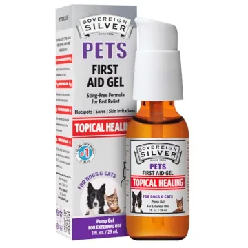 Sovereign Silver First Aid Gel for Pets - Gentle, Effective Relief for Dogs & Cats