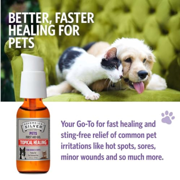 Sovereign Silver First Aid Gel for Pets Healing Solution