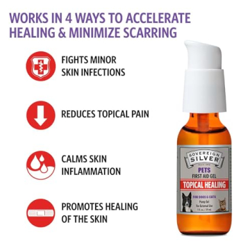Sovereign Silver First Aid Gel for Pets Healing Solution