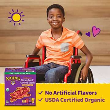 Annie's Organic Bunny Fruit Snacks, Gluten Free, Variety Pack