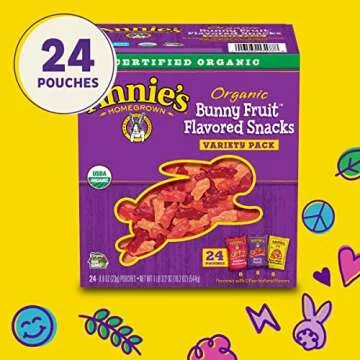 Annie's Organic Bunny Fruit Snacks, Gluten Free, Variety Pack