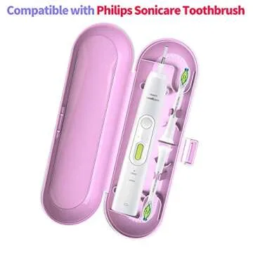 Toothbrush Travel Case & Head Covers for Philips Sonicare