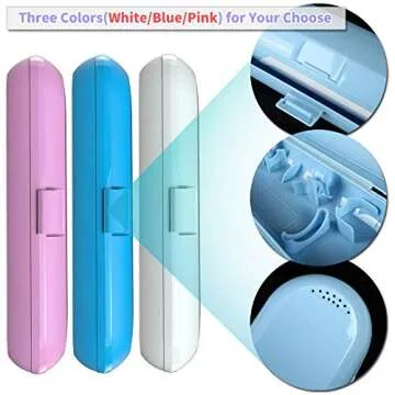 Toothbrush Travel Case & Head Covers for Philips Sonicare